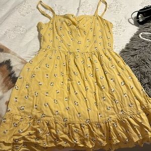 Hollister yellow sundress, size x-small